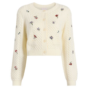 Rasa Cardigan With Rhinestone Embellishments