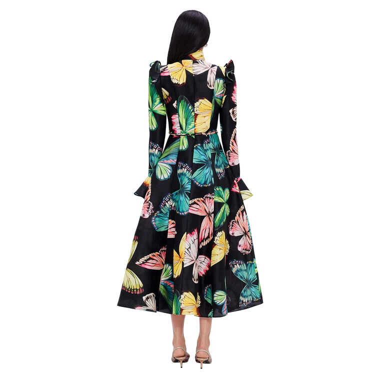 Katrina Butterfly Midi Dress image number null