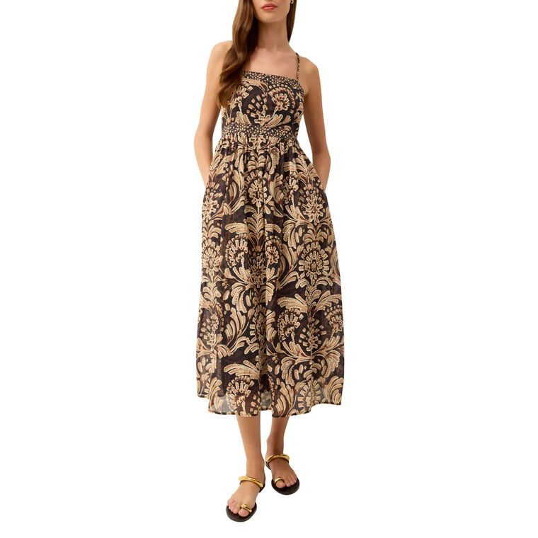 Seana Sleeveless Midi Dress image number null