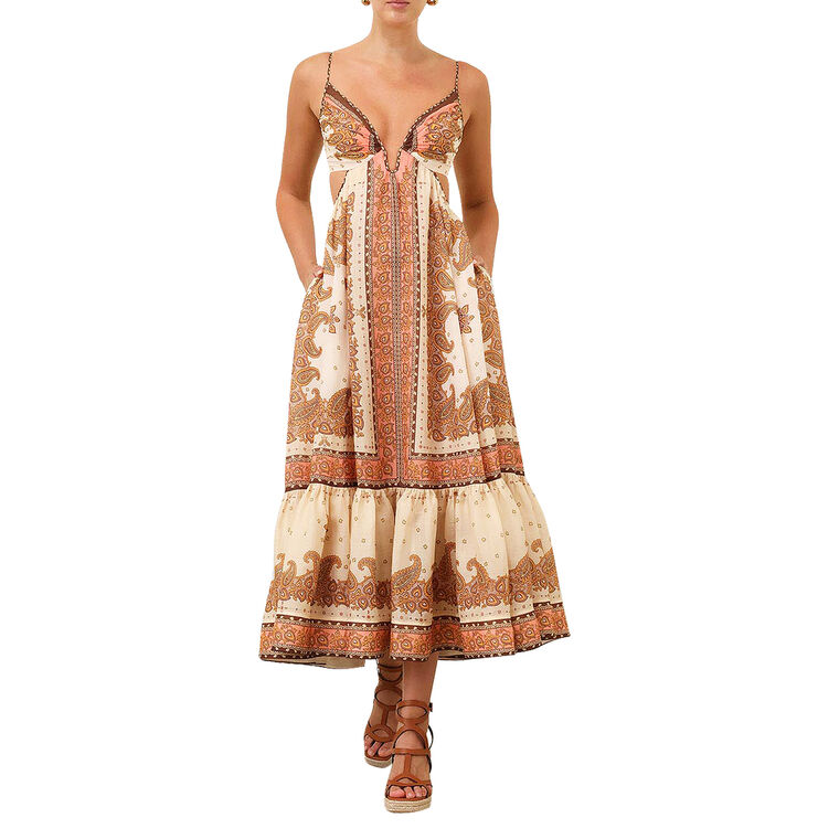 Maxine Plunge Maxi Dress image number null