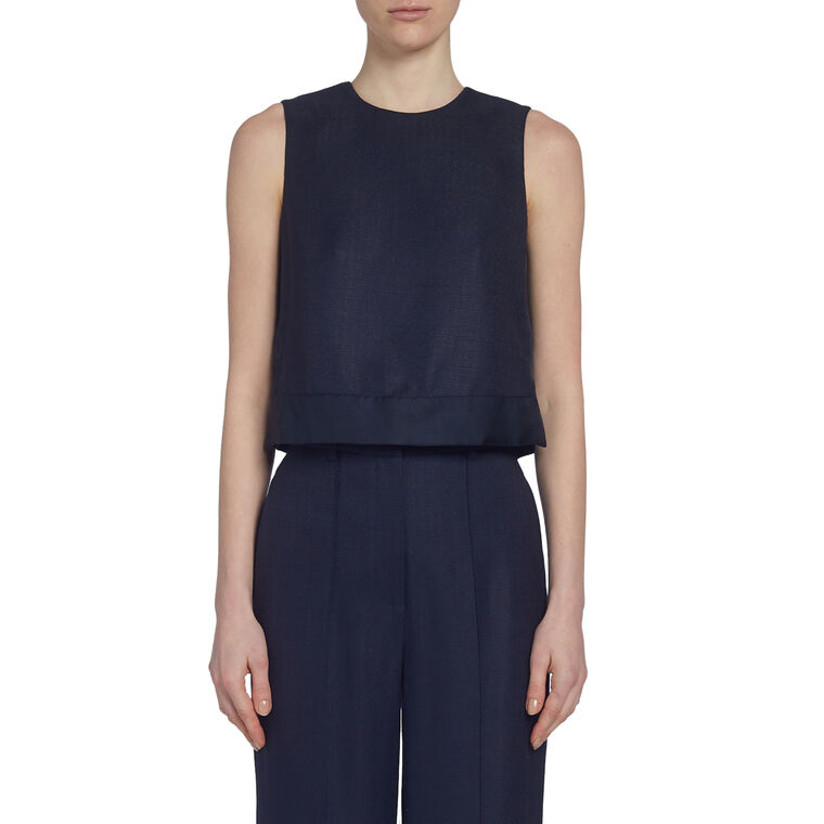 Kai Sleeveless Top In Stretch Canvas image number null