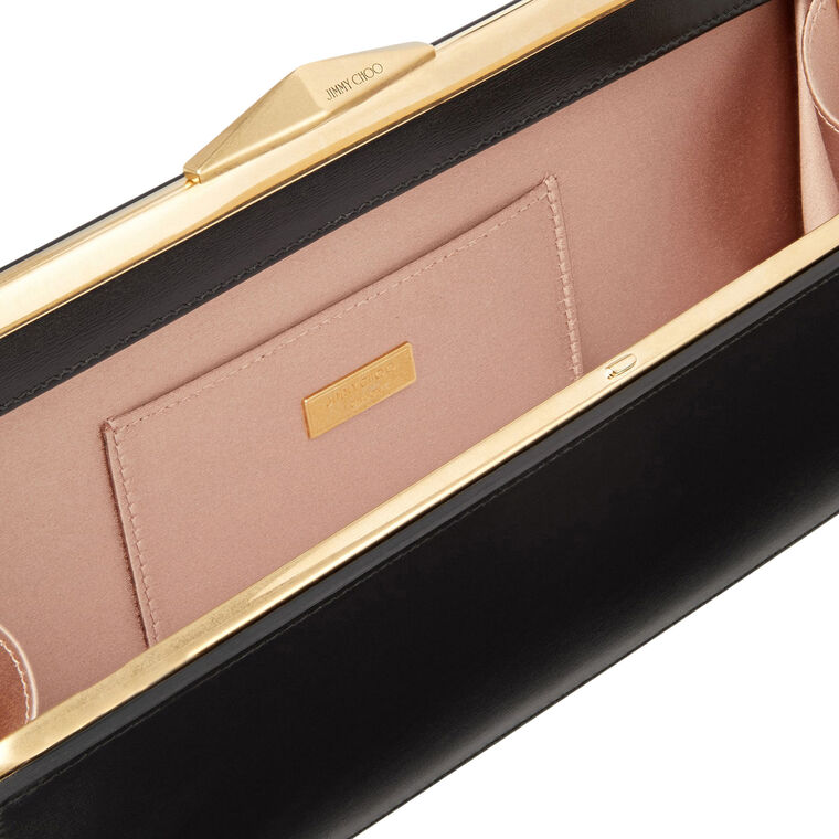Diamond Box Leather Cocktail Clutch image number null