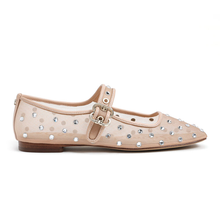 Michaela Mesh Mary Jane Flat image number null