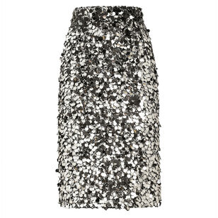 Sequined Midi Skirt