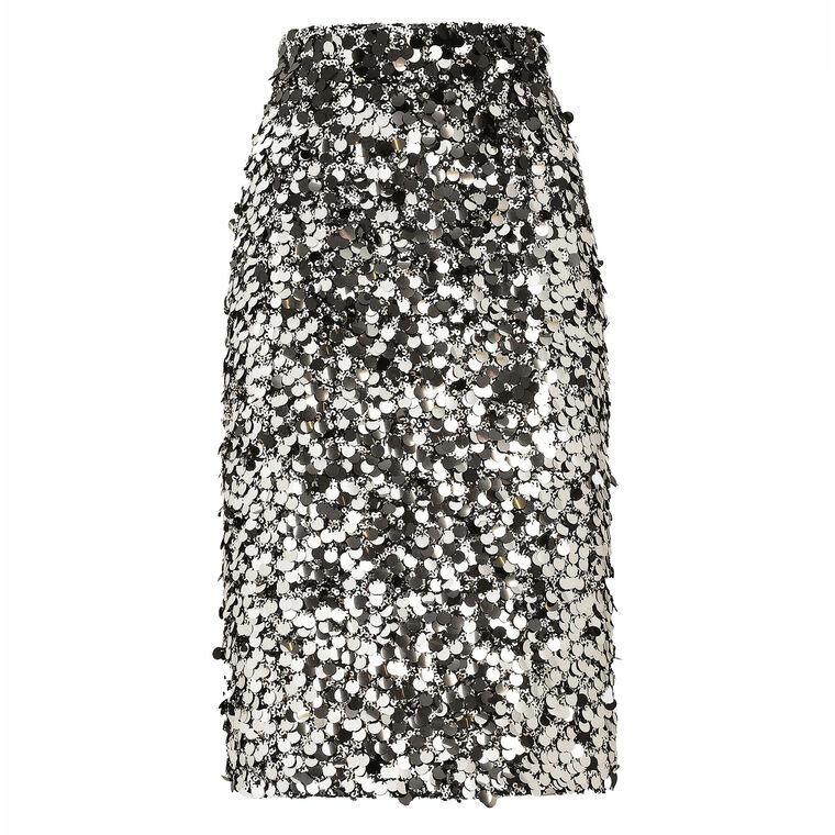 Sequined Midi Skirt image number null