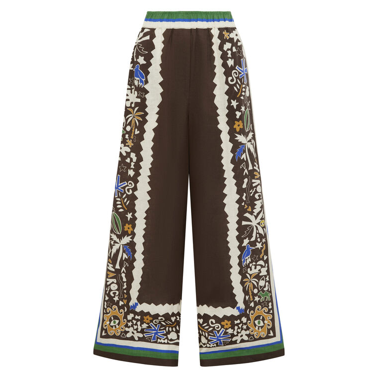 Maroc Relaxed Wide-Leg Pant image number null