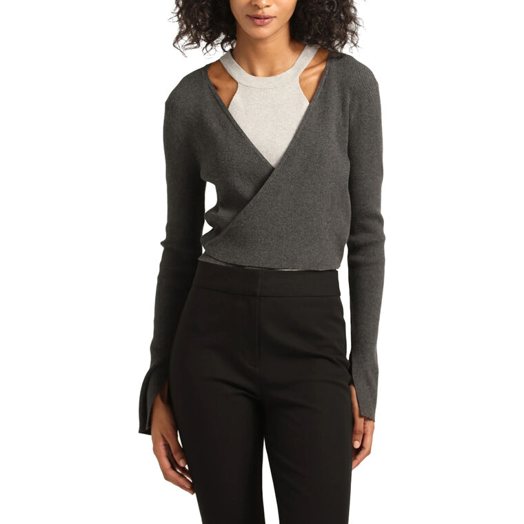 Maren Compact Knit Styled Cardigan image number null