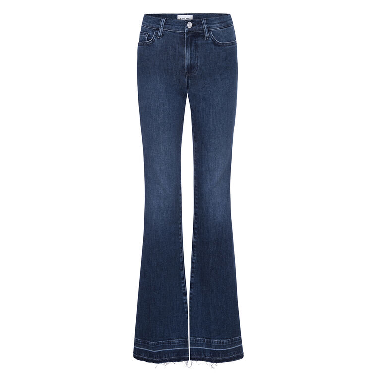 Le Easy Flare Raw Hem Jean image number null