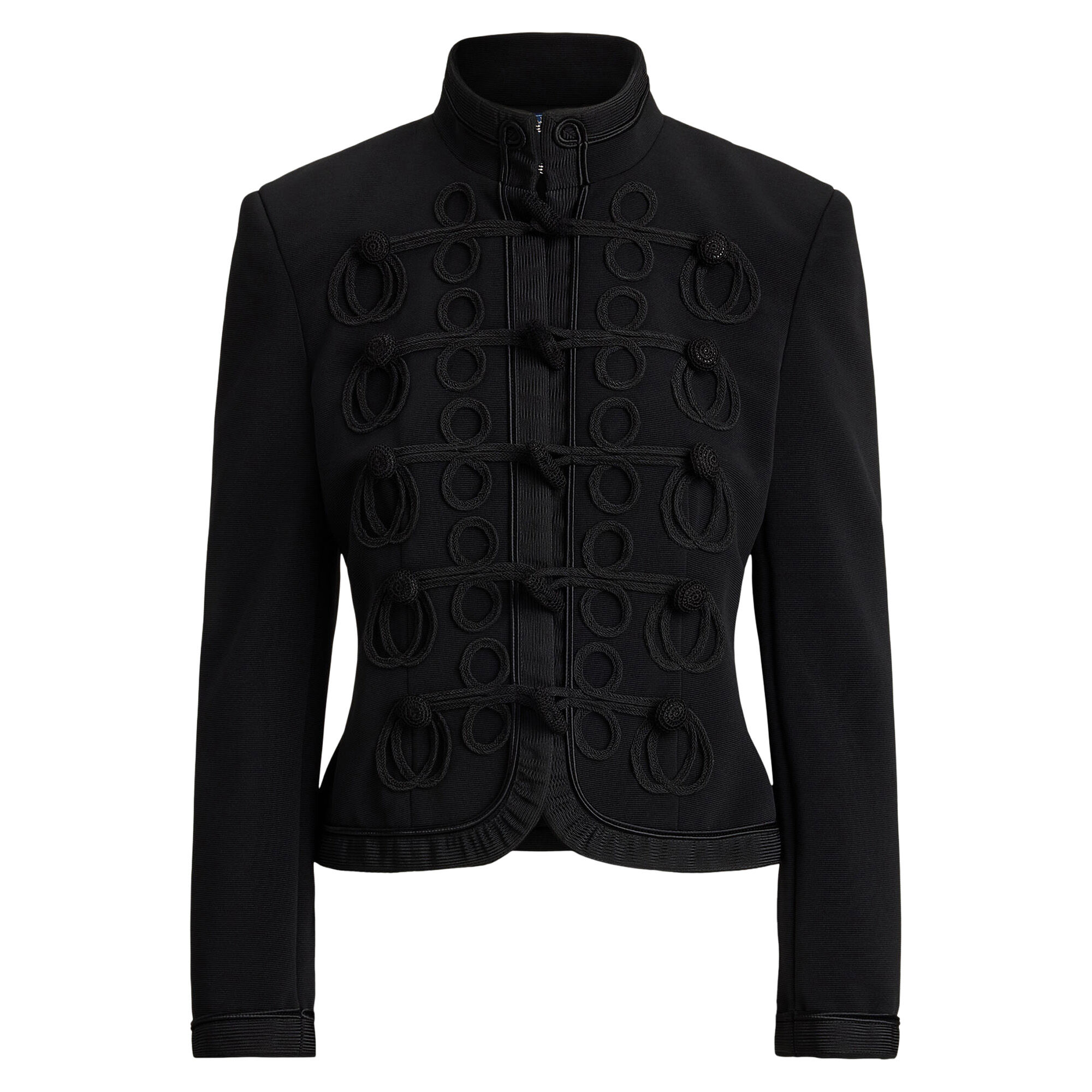 Polo Ralph Lauren Soutache-Trim Knit Ottoman Blazer | Tootsies