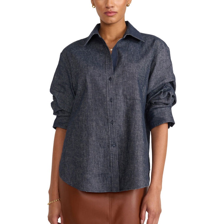 The Pia Denim Shirt image number null