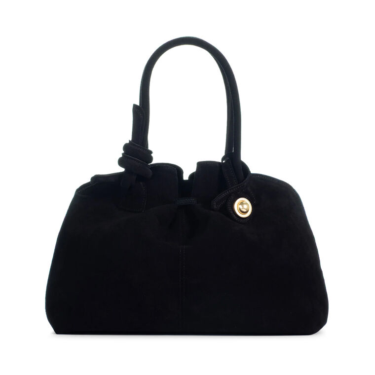 The Maxi Swan 2.0 Bag In Suede image number null