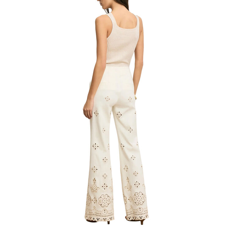 Komi High-Rise Eyelet Flare Pant image number null