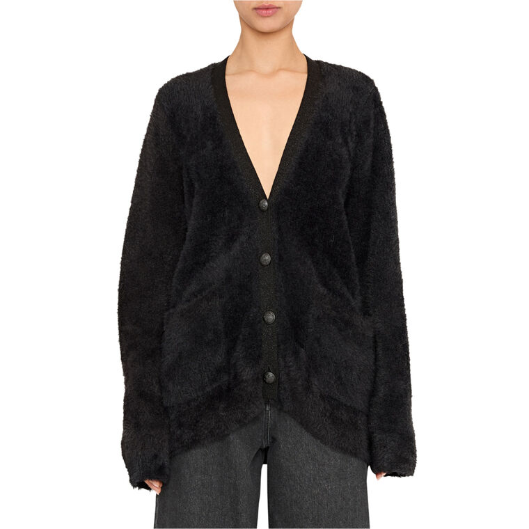 Chambie Faux-Fur Cardigan image number null