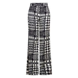 Peggy's Houndstooth Trumpet Pant