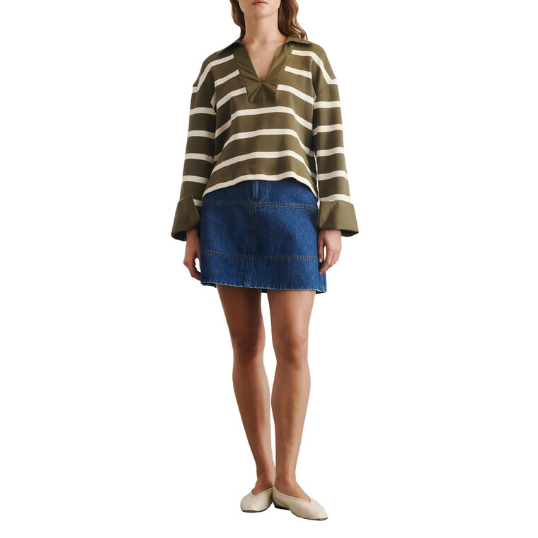 Whitney Collared Long Sleeve Top image number null