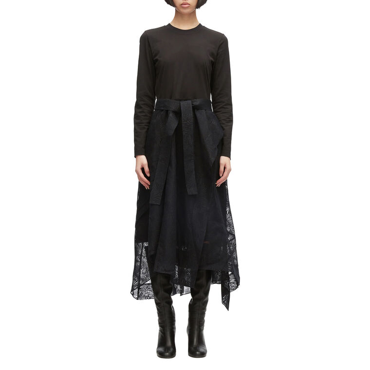 Long Sleeve T-Shirt Combo Dress image number null