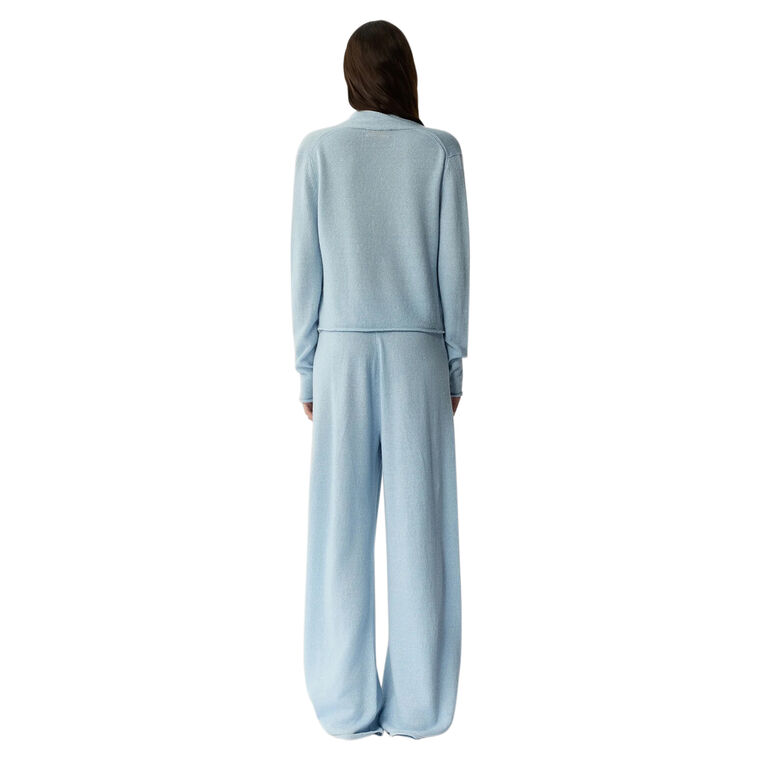 Stealth Long Sleeve Cashmere-Linen Cardigan image number null