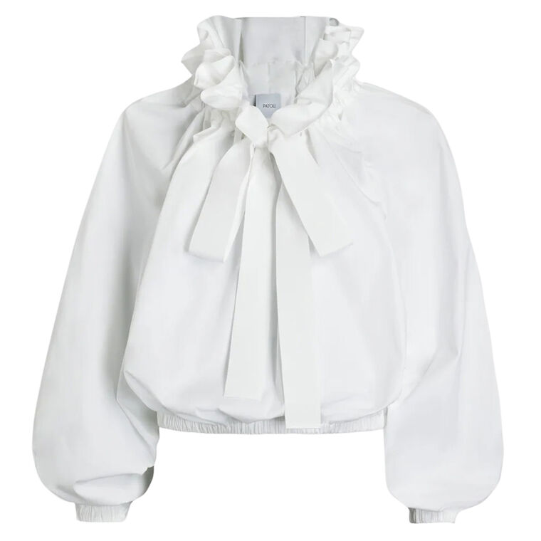 Iconic Cotton Poplin Volume Top image number null