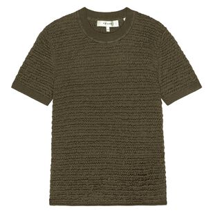 The Smocked Short Sleeve Sweater