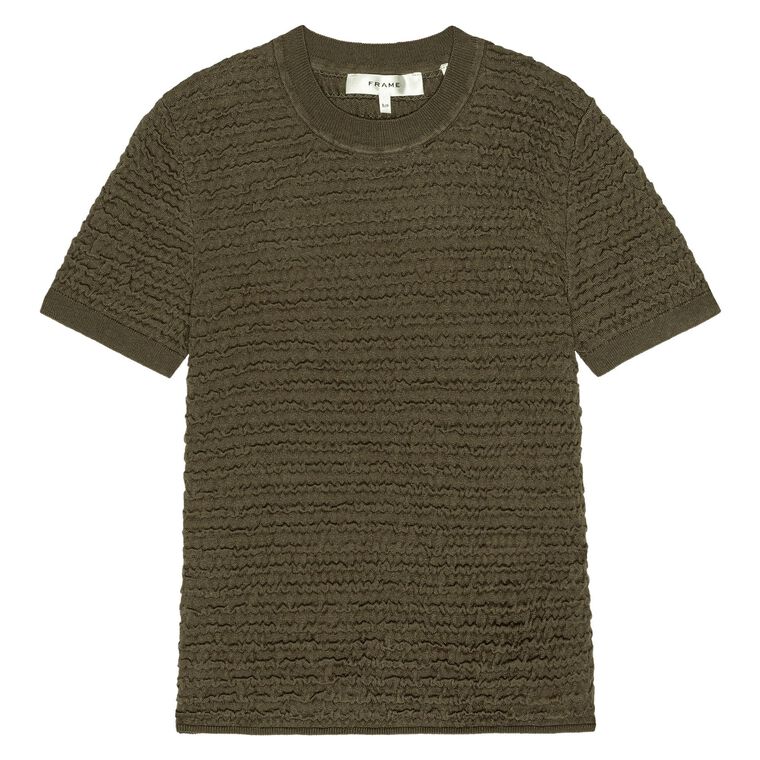The Smocked Short Sleeve Sweater image number null