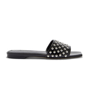Anna Studded Leather Slide