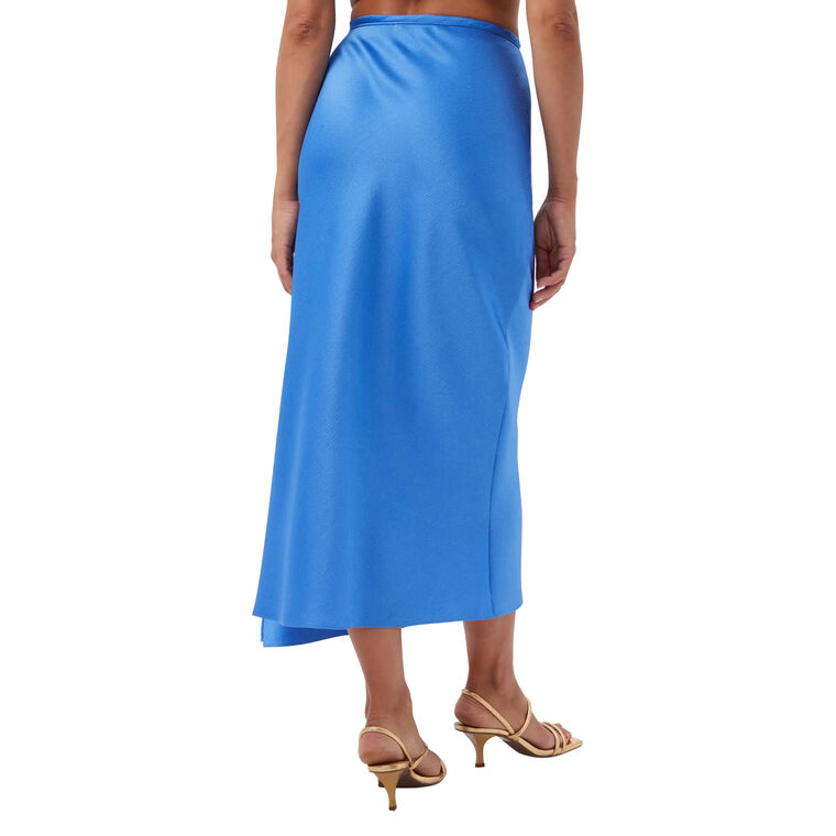 Sahel Satin Midi Skirt image number null