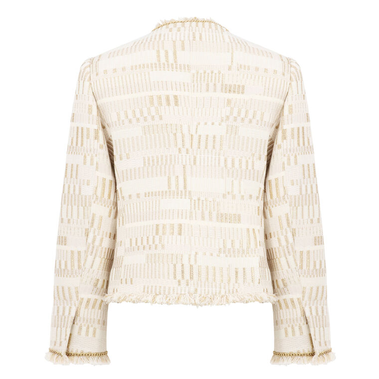 Kosta Metallic Chain-Trim Jacket image number null
