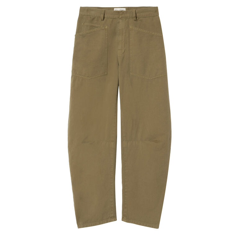 Shon Barrel Leg Linen Pant image number null