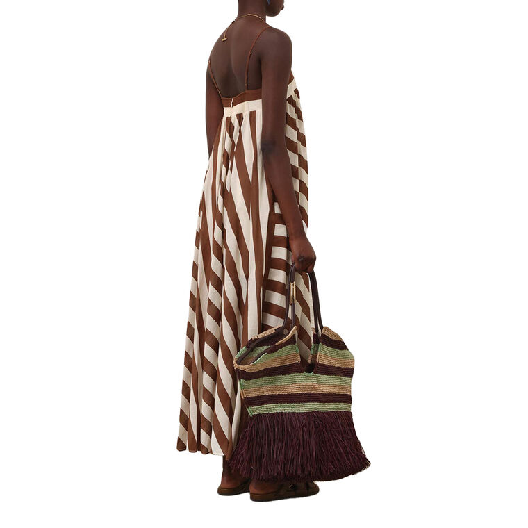 Daylight Stripe Sleeveless Maxi Dress image number null