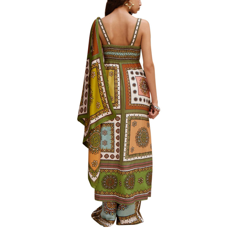 Contina Sleeveless Midi Day Dress image number null