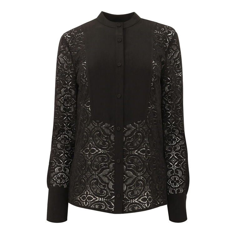 Naya Collared Long-Sleeve Top image number null