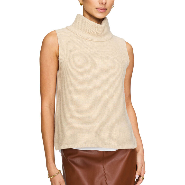 The Aimee Looker Sleeveless Knit Top image number null
