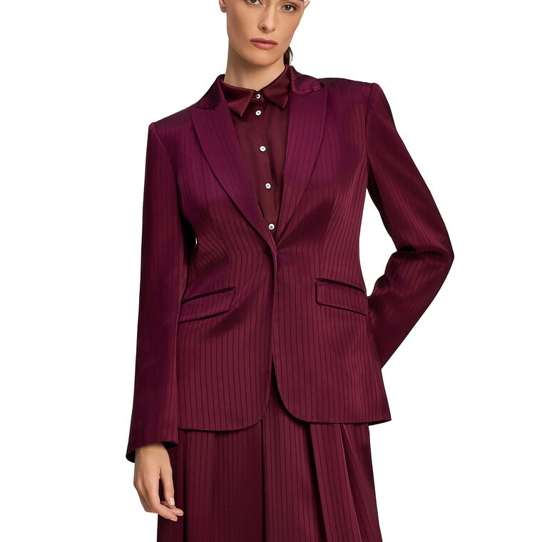 Georgia Satin Stripe Cheyenne Blazer image number null