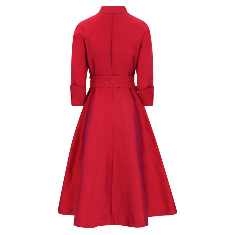 Collar Cocktail Shirt Dress image number null