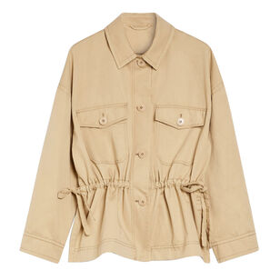 Eger Cotton And Linen Drawstring Jacket