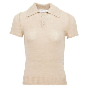 Lumen Short Sleeve Polo Top