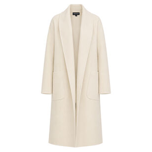Thara Shawl Collar Wool Coat