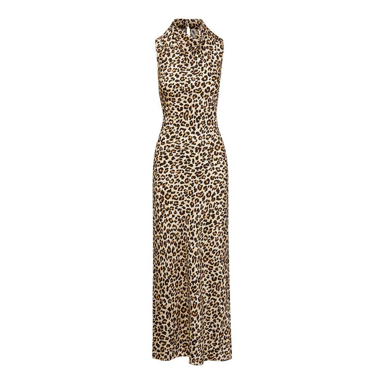 Kura Leopard Print Dress image number null