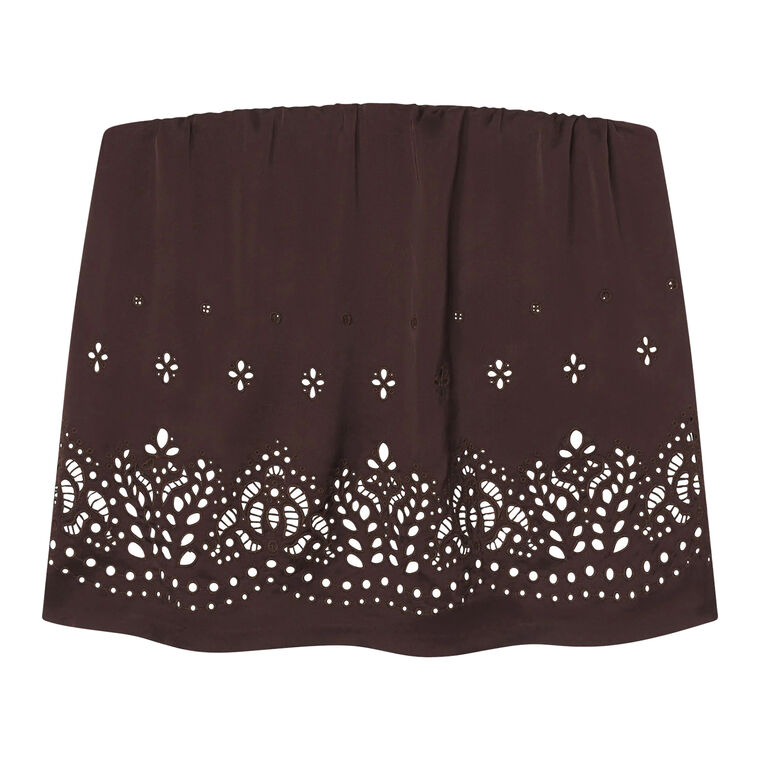 Dalia Strapless Embroidered Top image number null