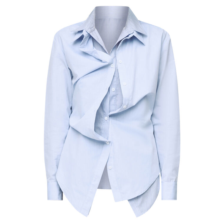 Double Up Long Sleeve Button Down Shirt image number null