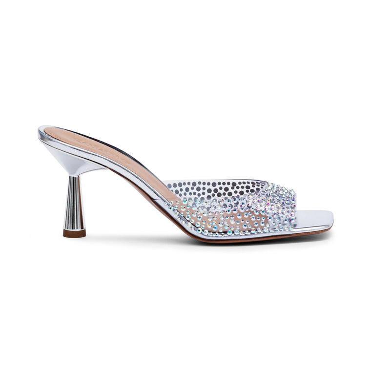 Greta 70mm Crystal Embellished Mule image number null