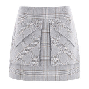 Cherry Plaid Skirt