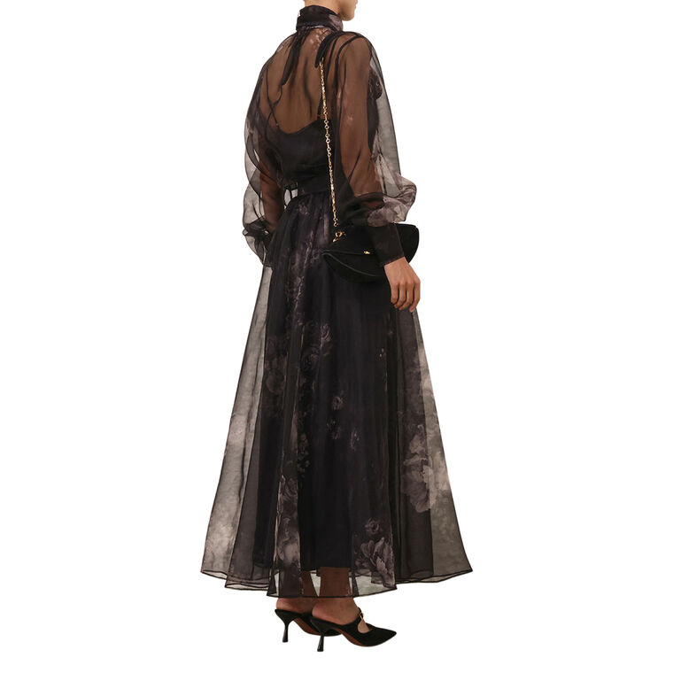 Hypnotic Organza Maxi Skirt image number null