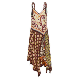 Wilson Sleeveless Silk Midi Dress