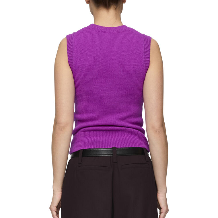 Ian Sleeveless Cashmere Top image number null