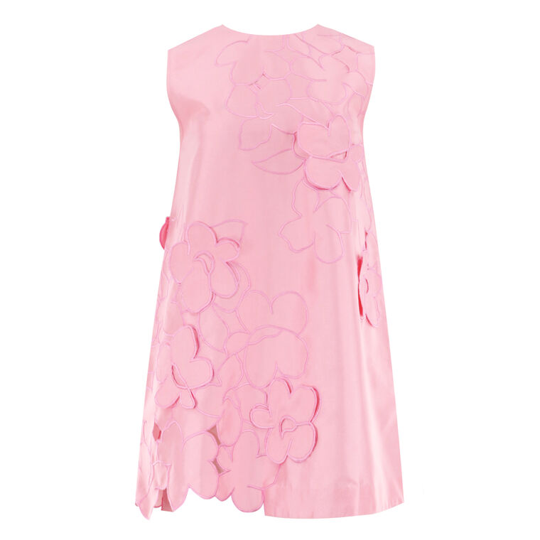 Katya Sleeveless 3D Floral Mini Dress image number null
