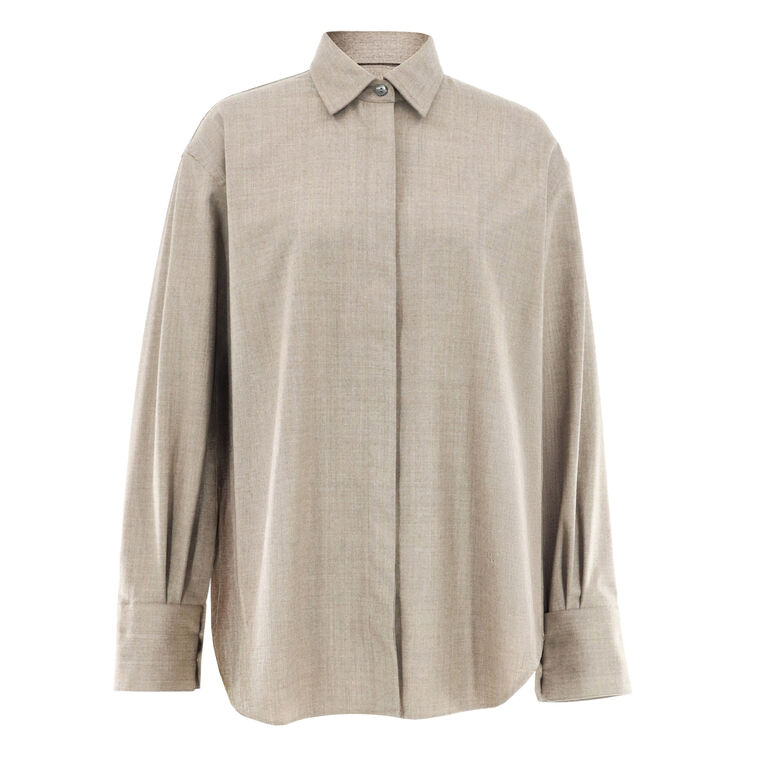 Covered Placket Tunic Shirt image number null
