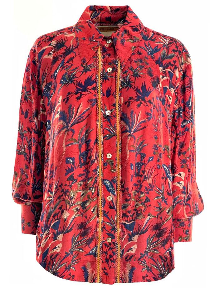 Joyce Printed Buttondown Shirt image number null