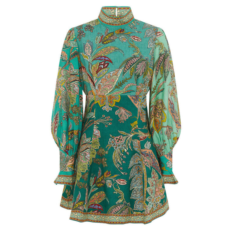Franca Long Sleeve Mini Dress image number null