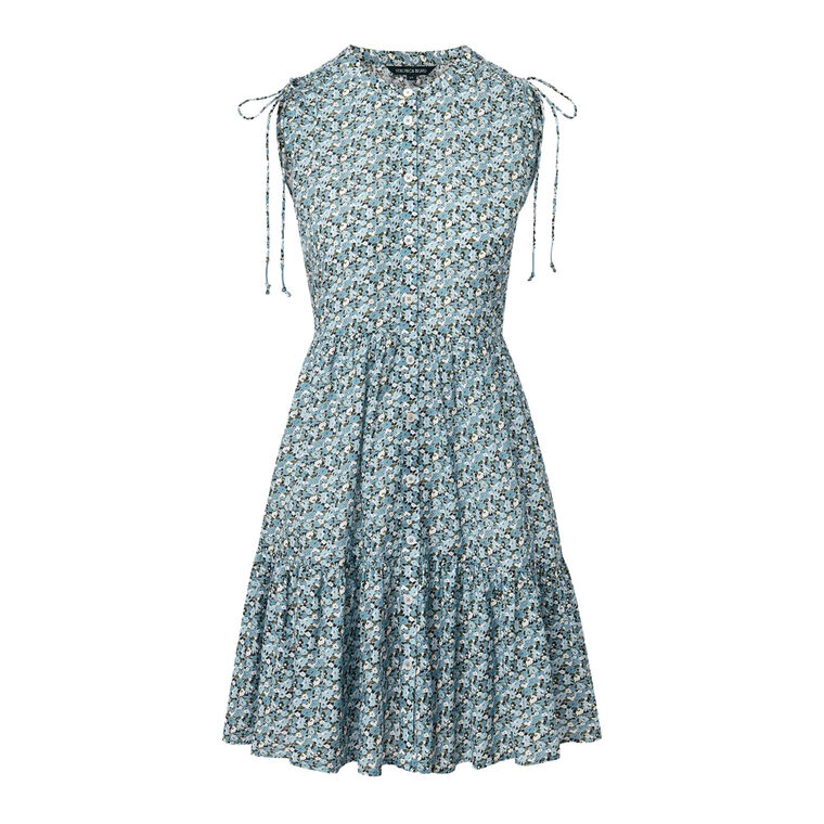 Yulianna Cap Sleeve Floral Mini Dress image number null